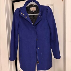 Banana Republic Royal Blue/Cobalt Dress Coat